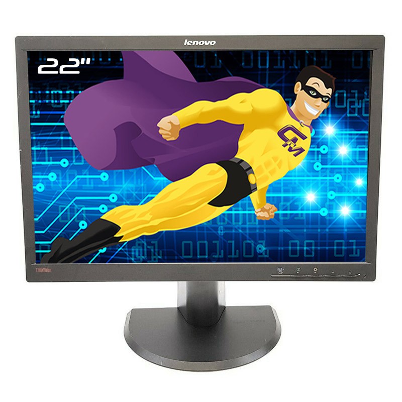 Monitor de PC Lenovo ThinkVision L2251pwD de 22 pulgadas con DisplayPort