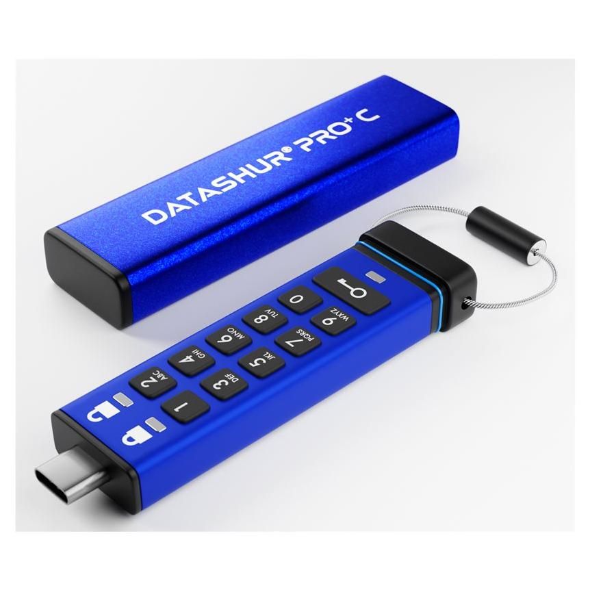 iStorage datAshur PRO+ C - USB Drive - Encrypted - FIPS 140-3 Level 3 - 32GB - USB 3.2 Gen 1
