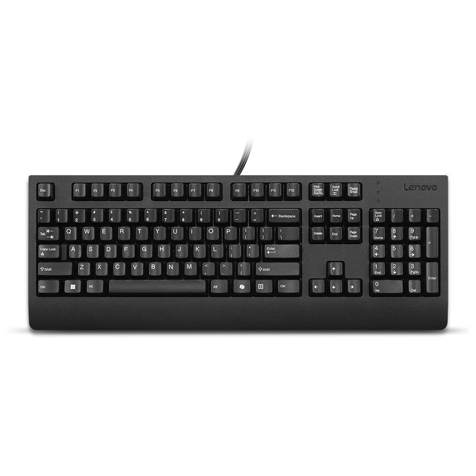Lenovo Preferred Pro II Home/Office USB Keyboard (German, Black)