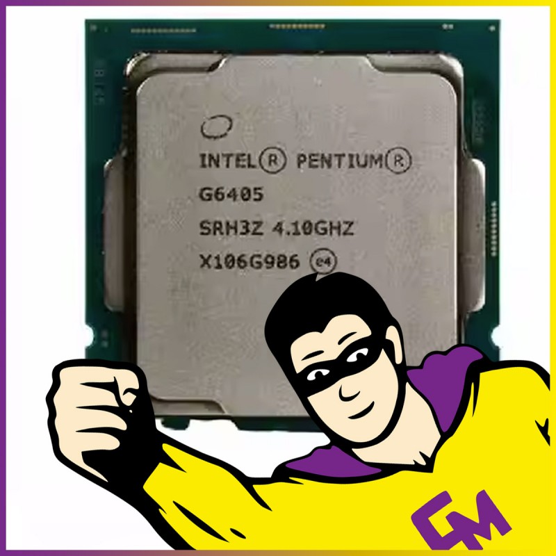 Intel Pentium Gold G6405 CPU, 4.10GHz, Dual Core (FCLGA1200)