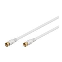 Goobay 5m Coaxial TV Cable, Double Shielding, 85dB, Gold Plated Connectors