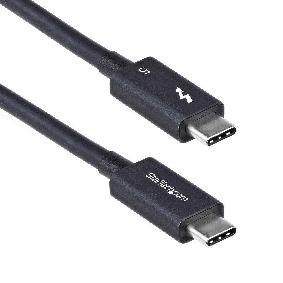 StarTech.com Câble Thunderbolt 5 (80 Gb/s) USB-C - Compatible Thunderbolt, USB et DisplayPort - PowerDelivery 240 W - M/M - 0.8 m - Noir