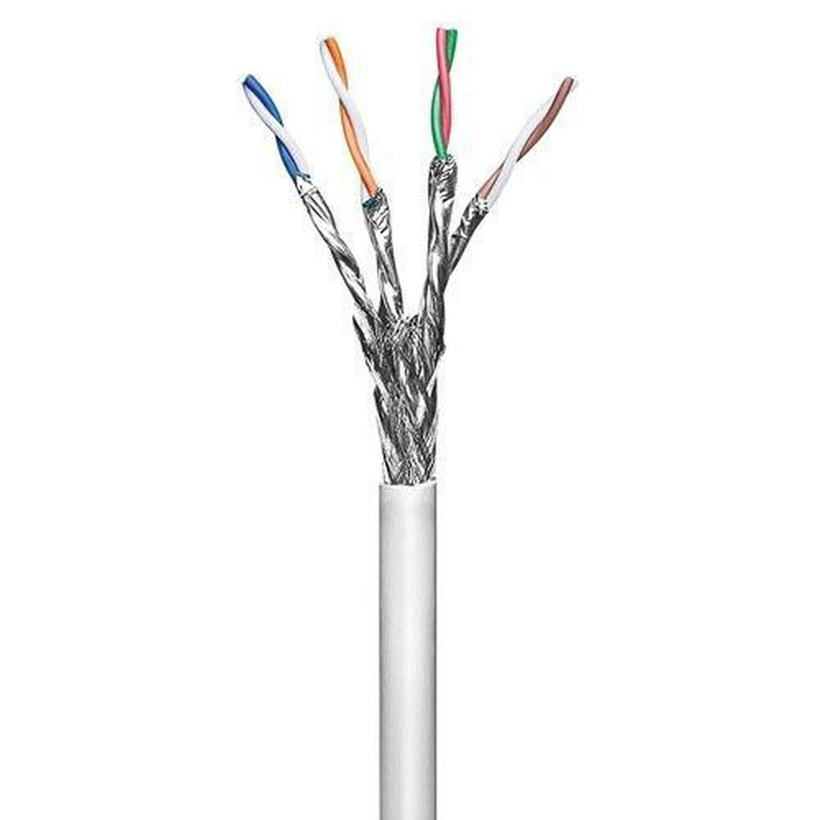Goobay cat 6a S/FTP network cable (PiMF) 100 meters (Grey)