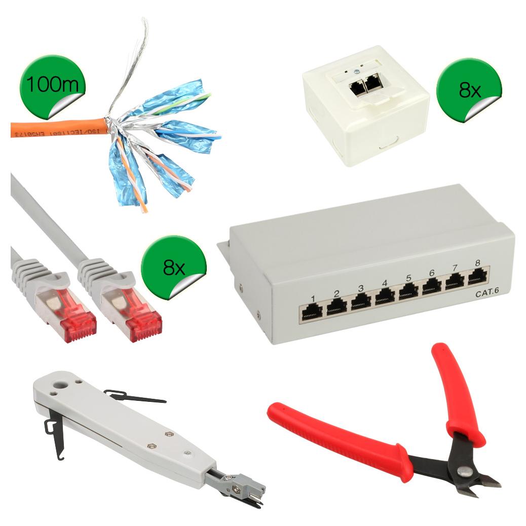 InLine Cat6 S/FTP Network Cable 100m