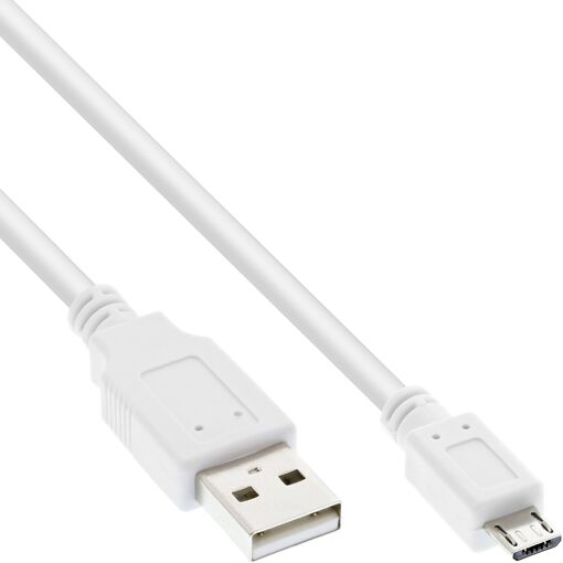 InLine 31720W USB 2.0 Cable, 2m, White