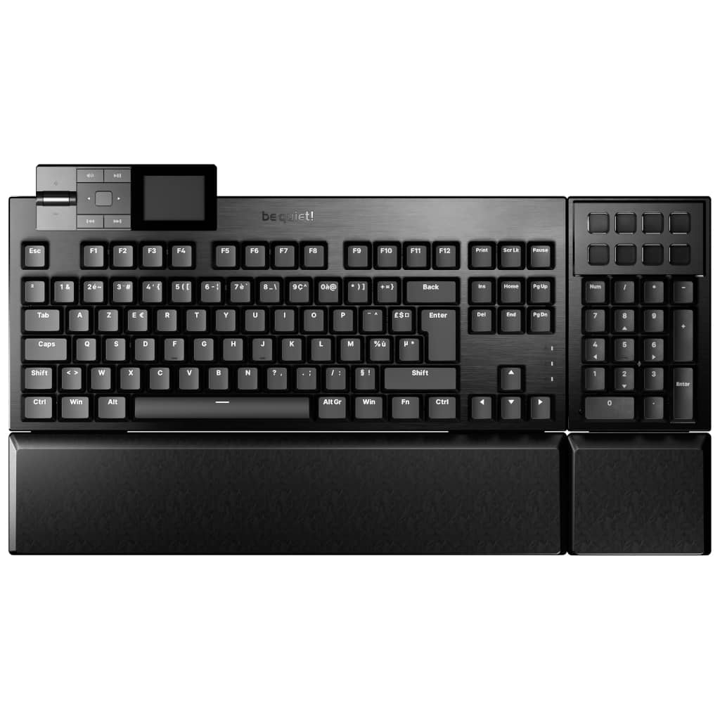 Be Quiet! USB 2.0 Wired Keyboard with RGB Lighting - Black (BT001FR)
