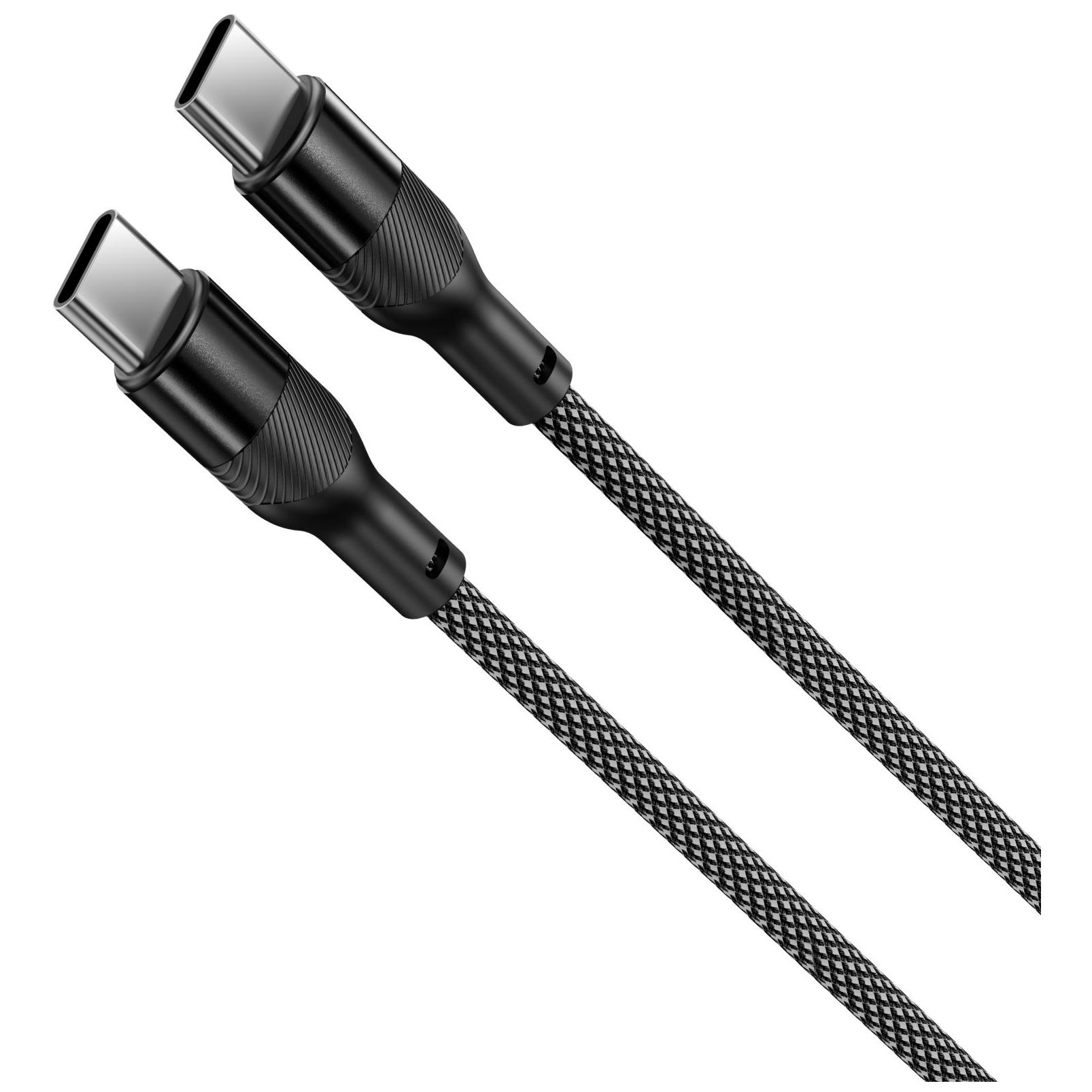 KSix USB-C Cable 1m, USB 2.0, Black