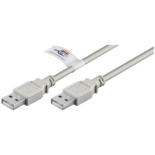 Câble USB 2.0 Goobay Haute Vitesse - 5 m, Gris