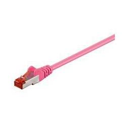 MicroConnect Cat6 FTP Cable, 1.5m, Pink