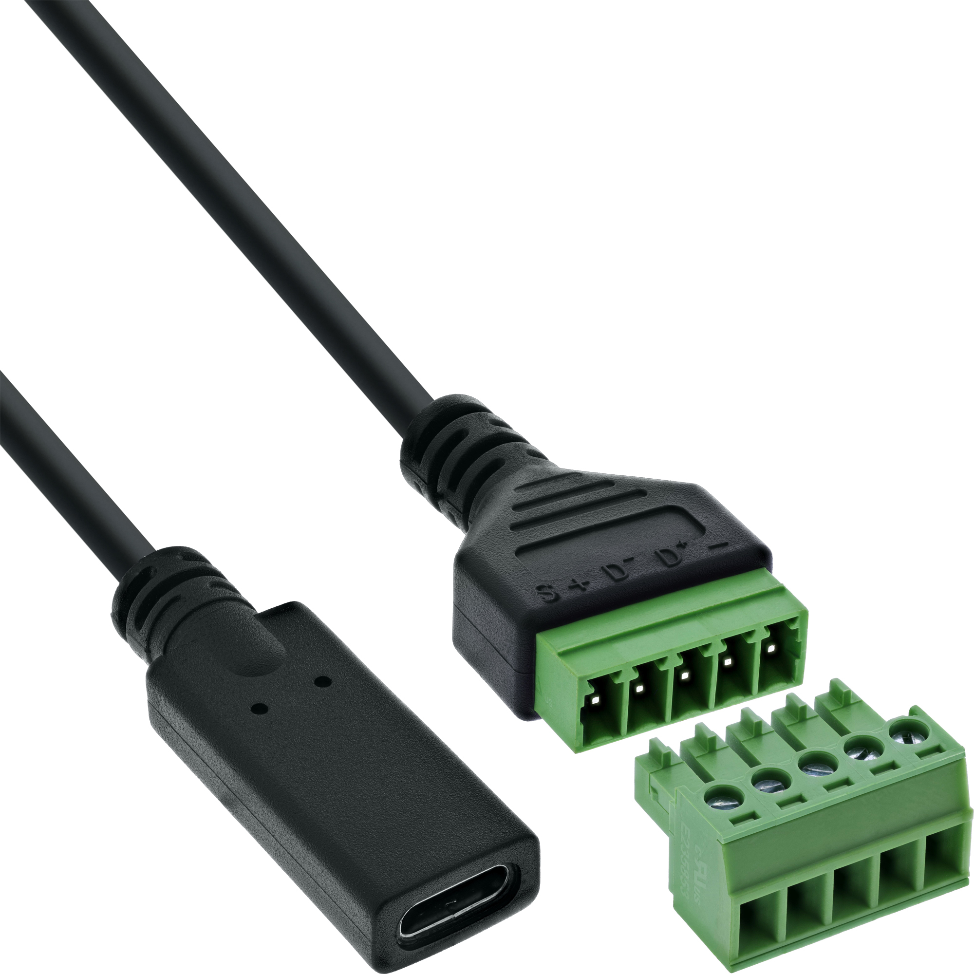InLine 92504F Wire Connector, Black and Green