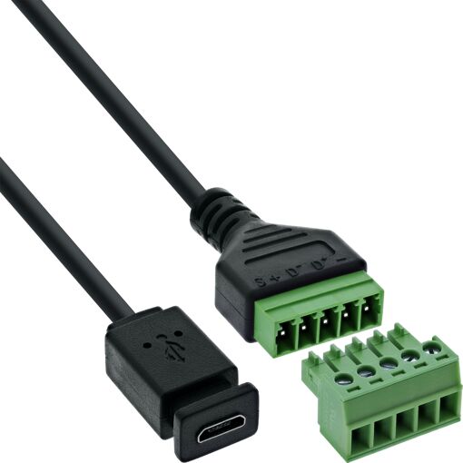 Conector de cable InLine 92504D