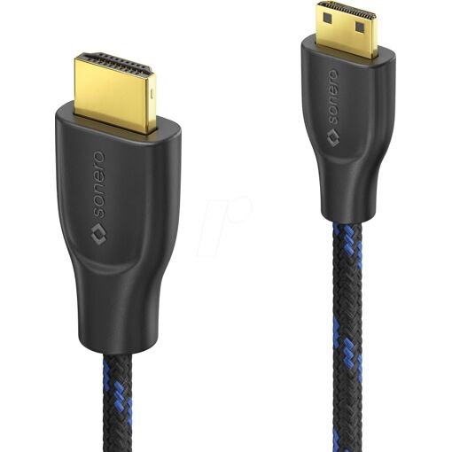 Câble HDMI Sonero X-PHC021-030 (Type A standard à Type C Mini) - Noir
