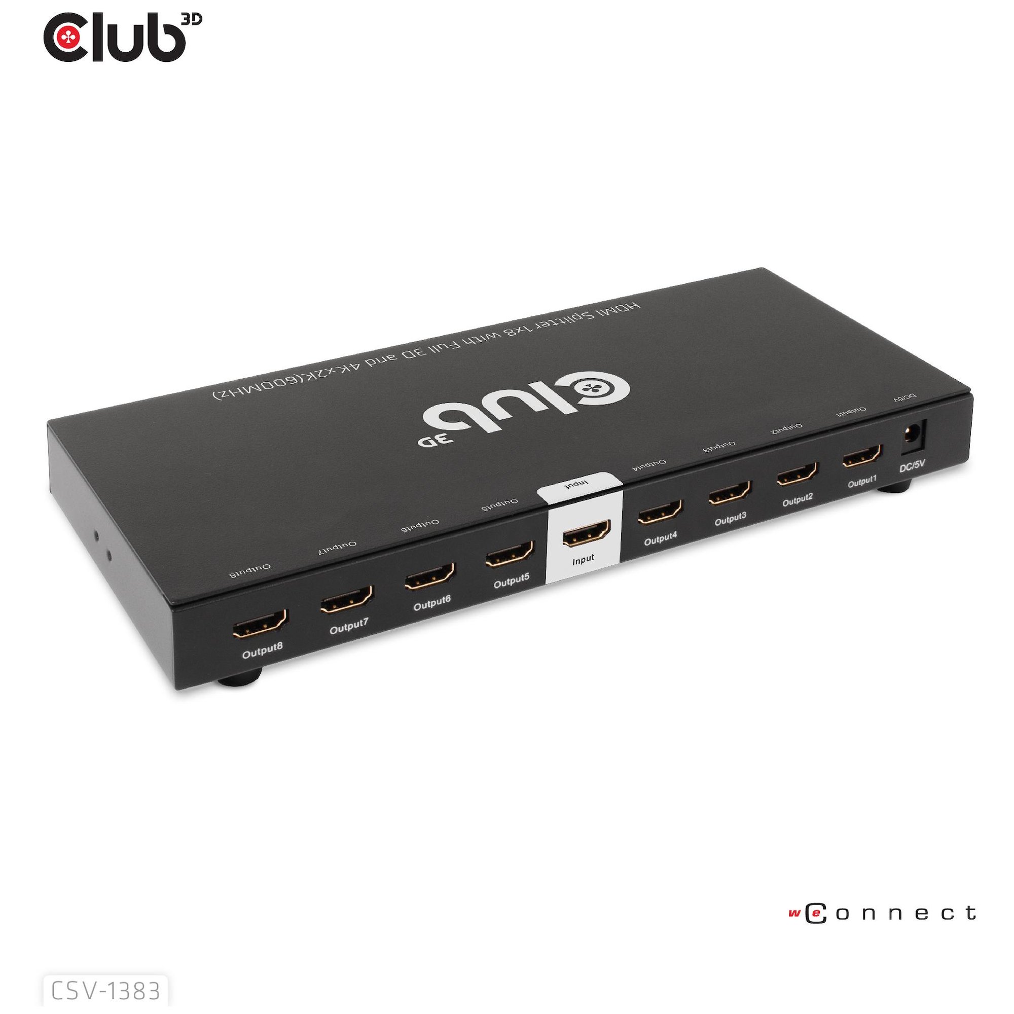 Repartidor de vídeo Club 3D CSV-1383, 8x HDMI