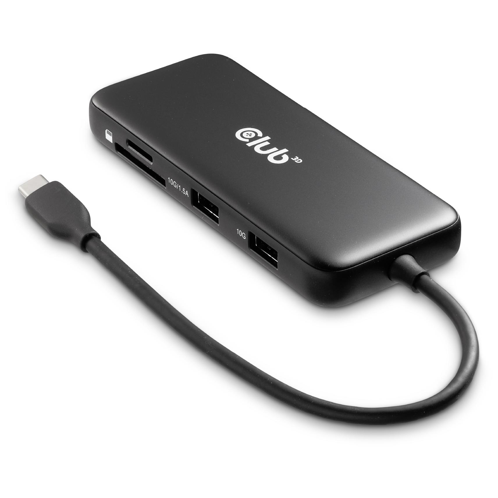 Club 3D CSV-2551 USB Type-C Docking Station, Black