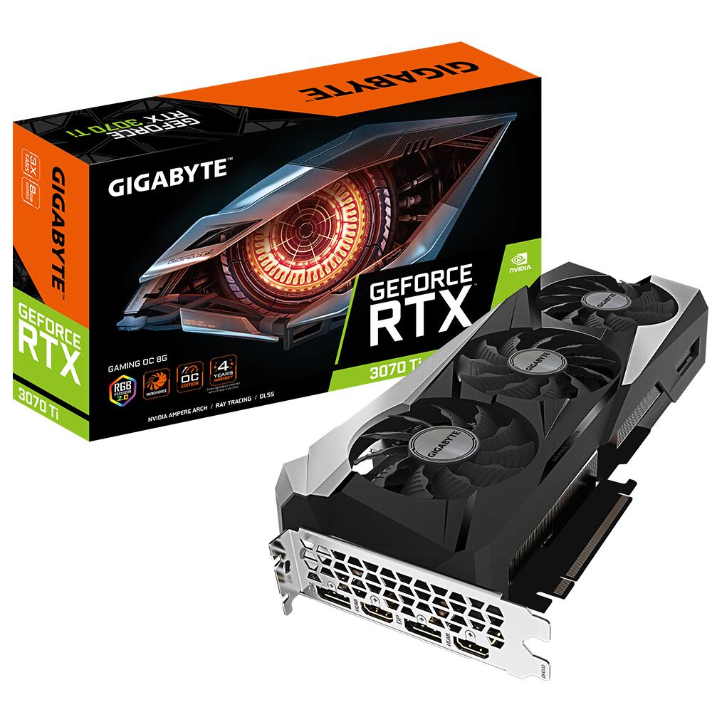 Gigabyte Gaming GV-N307T Gaming OC 8Go - NVIDIA GeForce RTX 3070 Ti 8 Go GDDR6X
