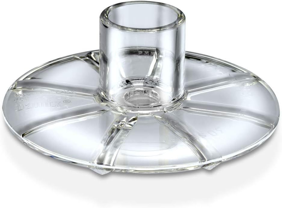 Bamix PowderDisc Processor Attachment, Small Food Grinder with Dishwasher-Safe Design, Transparent