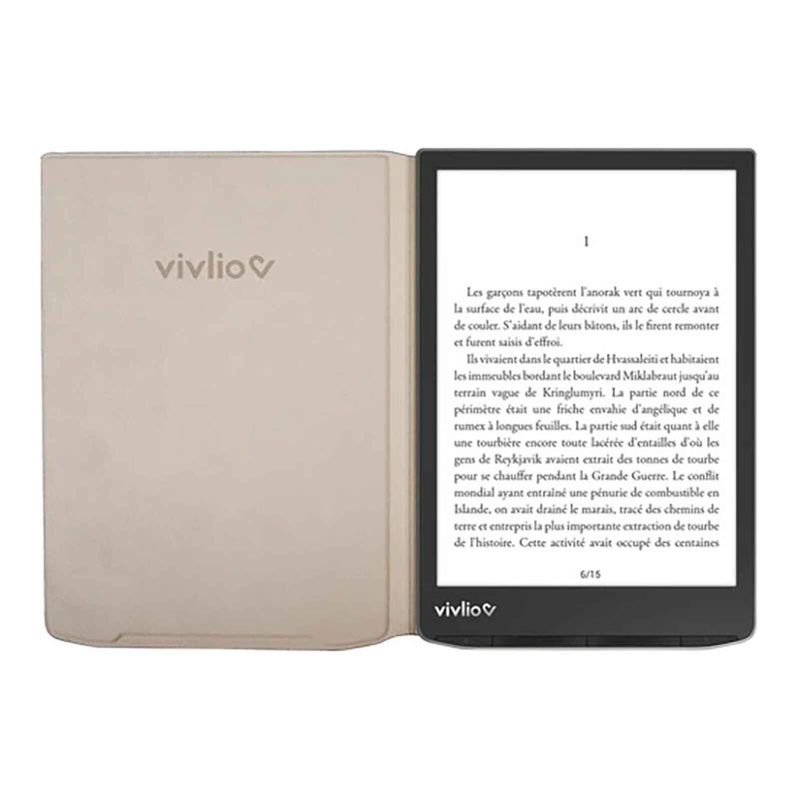 Étui protecteur Vivlio Smart pour InkPad 4 et InkPad Color 3 - Noir