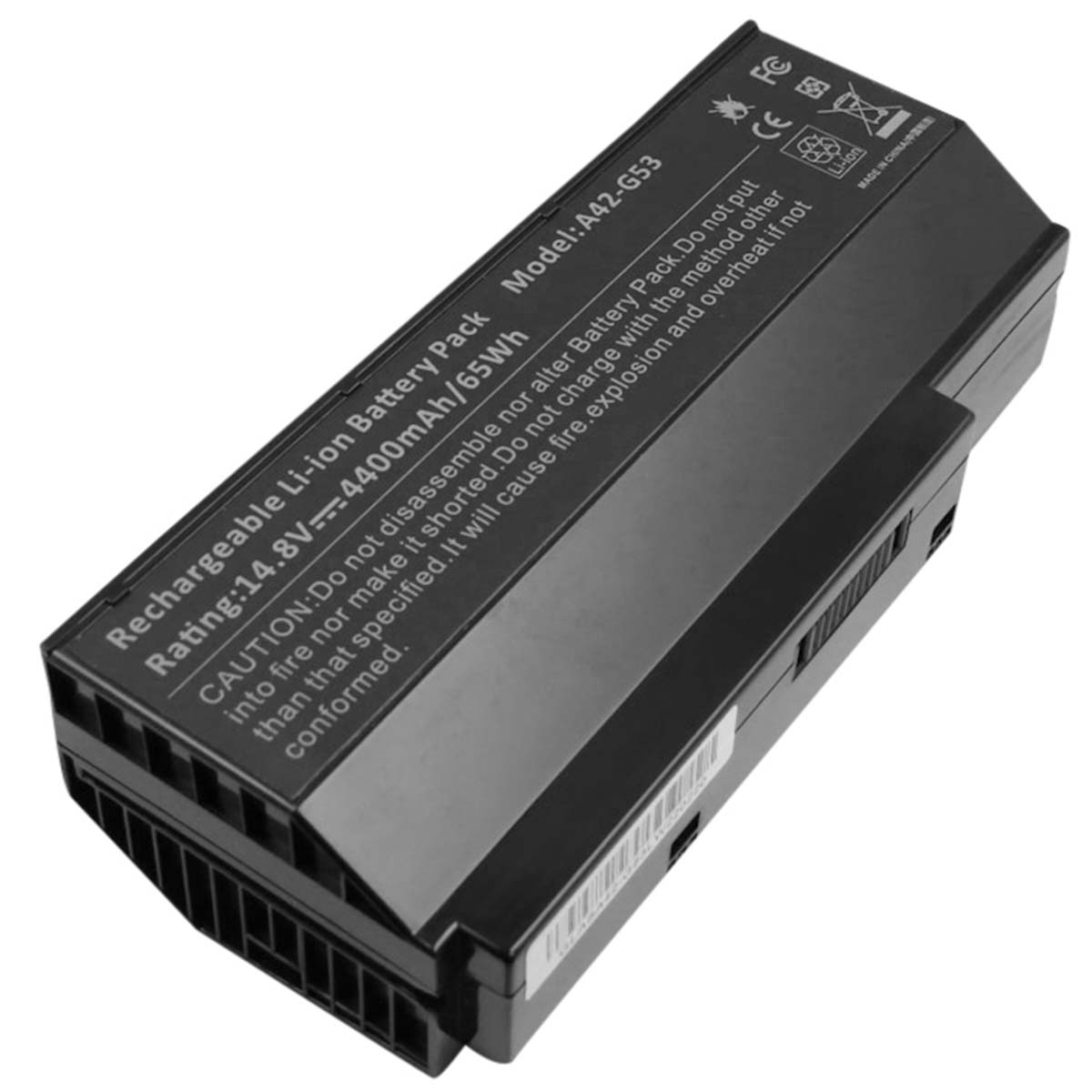 Batería de reemplazo Li-ion 14.8V 4400mAh para Asus G53/G73 Negra 65Wh