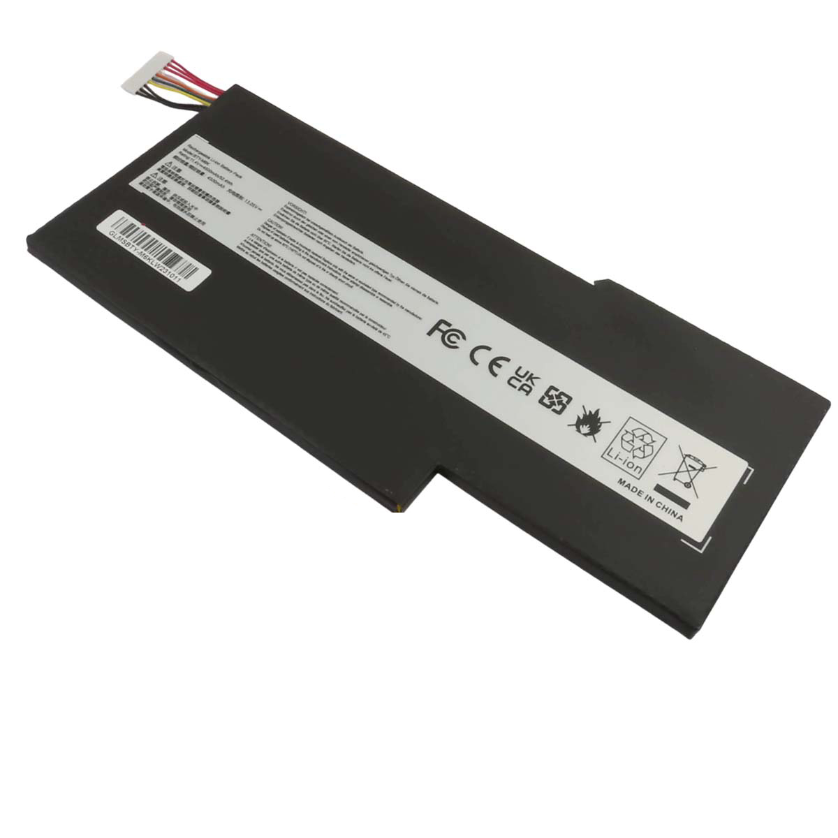 MSI GE66 Raider 11.4V Li-Polymer Battery 4600mAh (52.4Wh) Black
