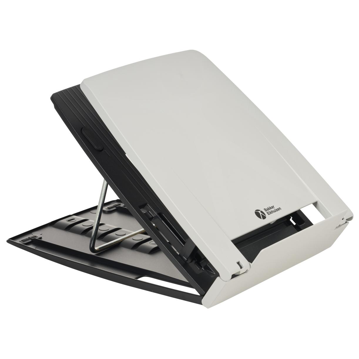 BakkerElkhuizen Ergo-Q 330 Laptop Stand, Black, Grey, 17-inch
