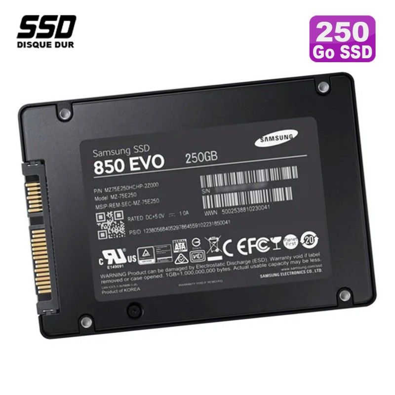 Samsung 850 EVO 250GB SSD 2.5-Inch