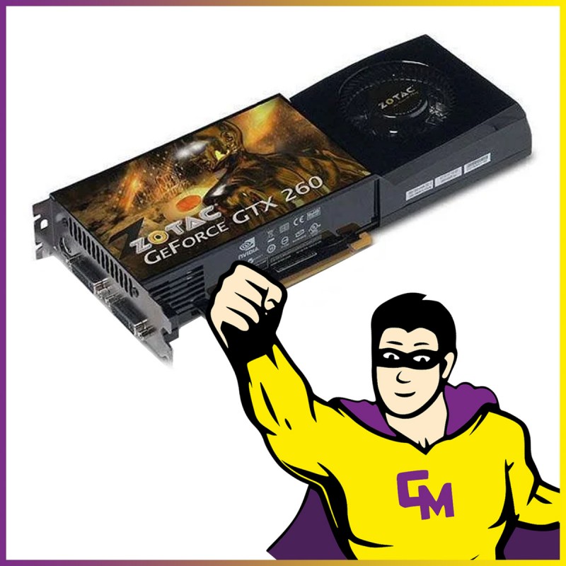 Nvidia GeForce GTX 260 Graphics Card 896MB DDR3 PCI-Express DVI TV-Out