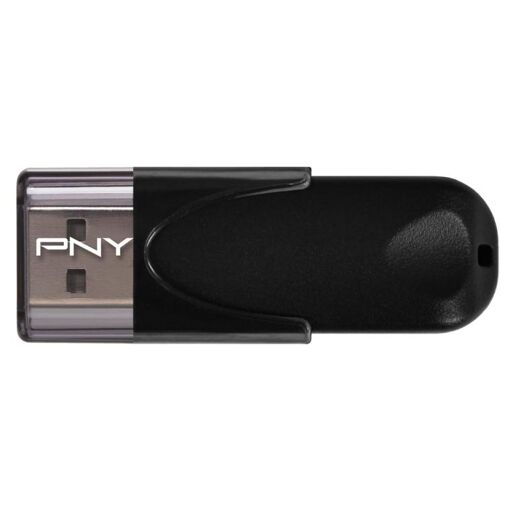 PNY Attaché 4 2.0 USB Flash Drive 64GB Black