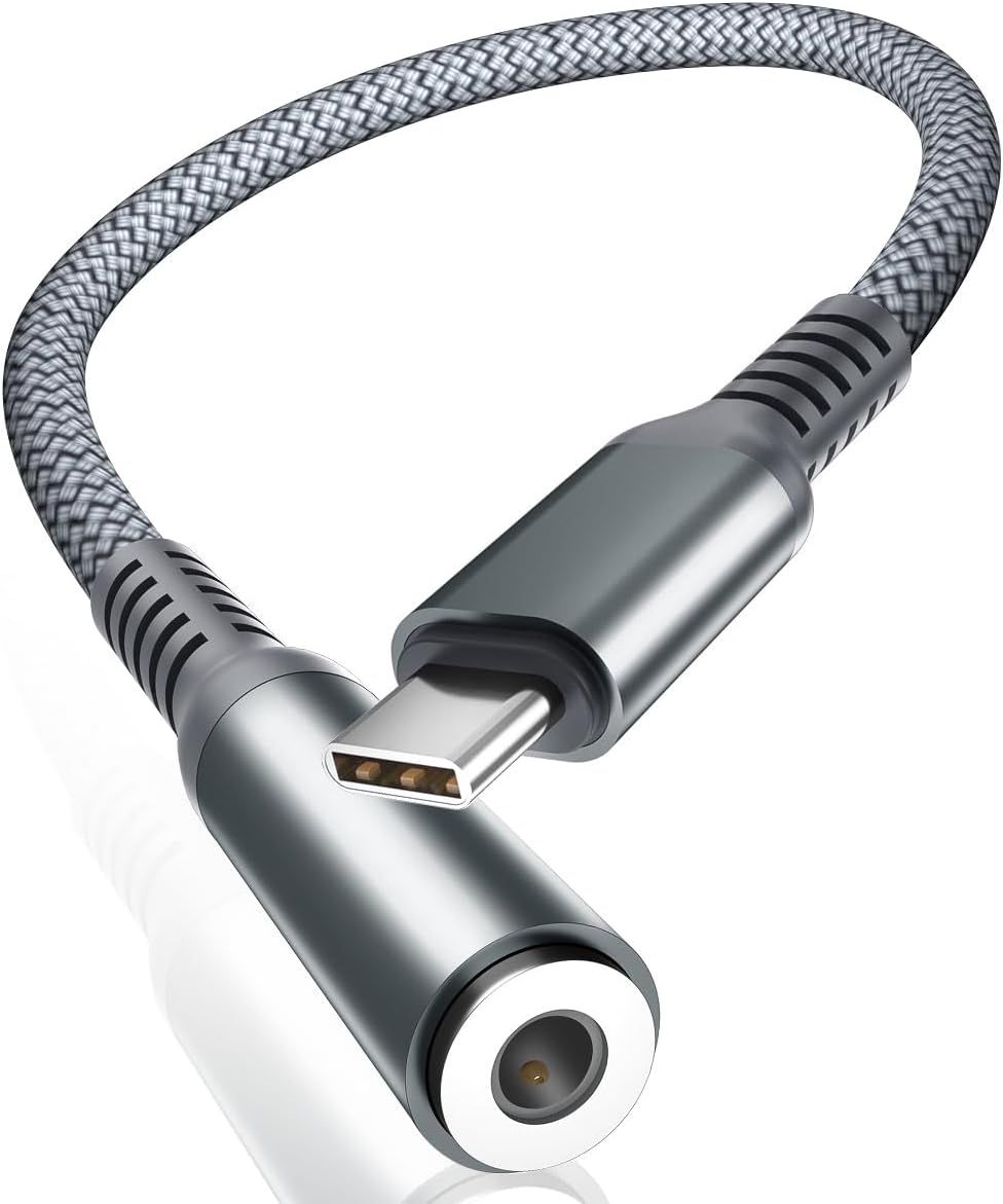 LORANKA USB-C to 3.5mm Headphone Adapter for iPhone 17 Air, 16 Pro Max, Apple 16, 15, Samsung Galaxy S25, S24, Tab S9, A56, A55, A54, iPad 10 Mini
