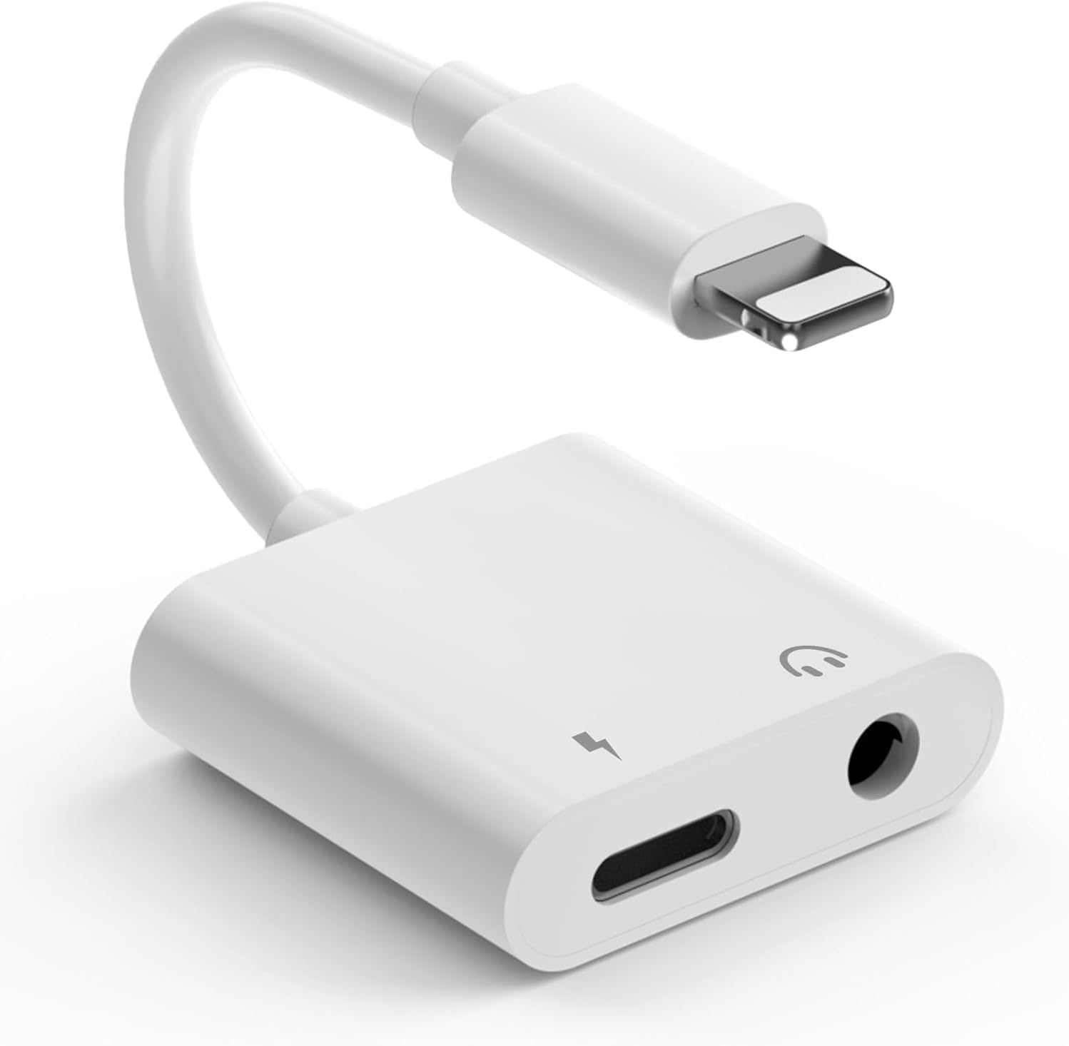 LORANKA Lightning to 3.5mm Headphone Adapter [MFi Certified]