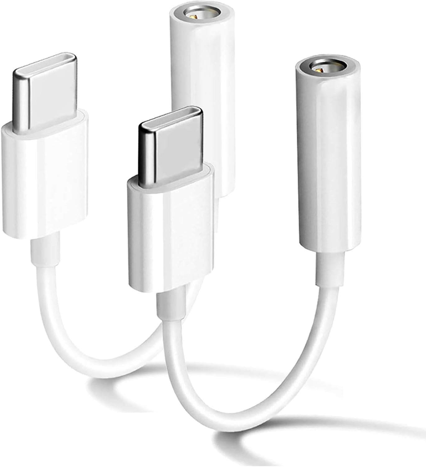 LORANKA USB-C to 3.5mm Jack Adapter Set - 2 Pack