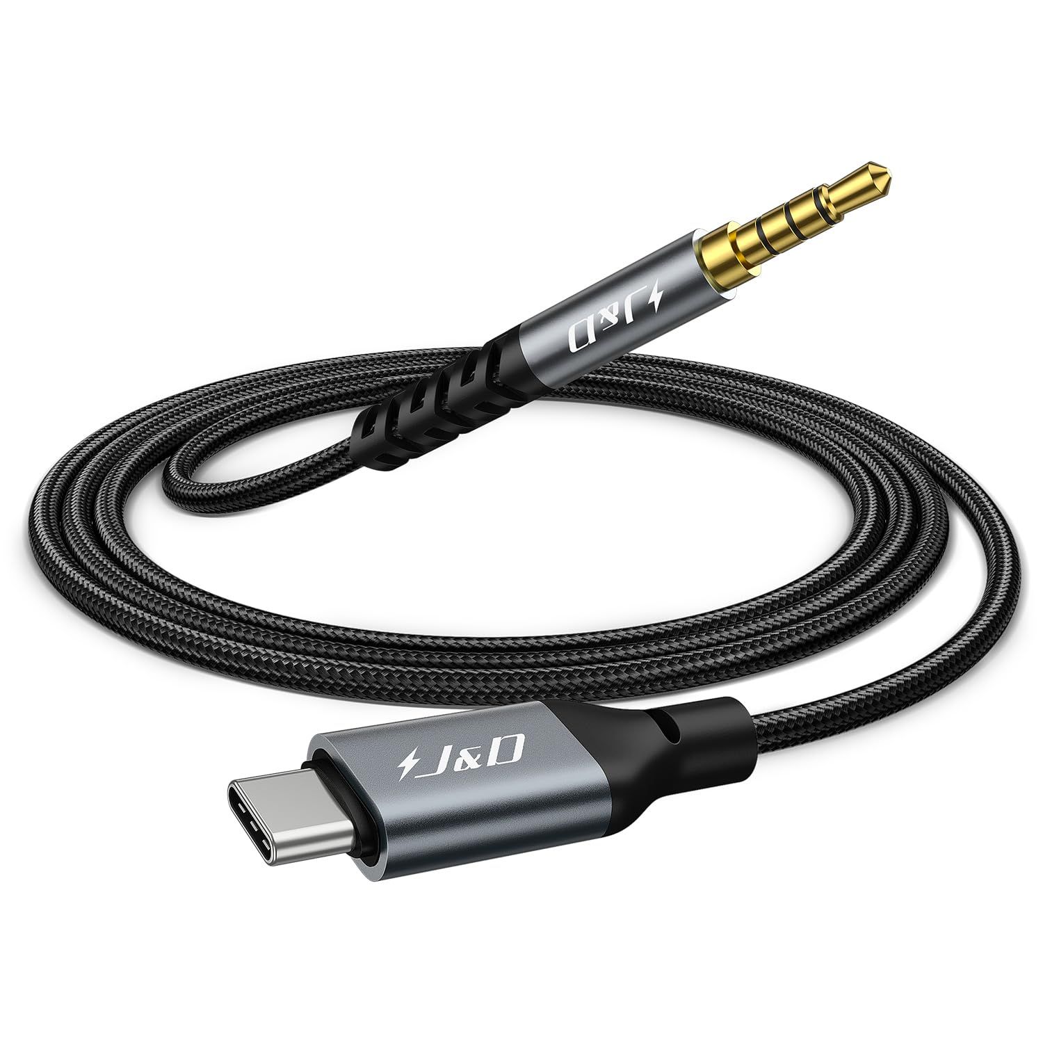 LORANKA USB-C to 3.5mm TRRS Cable for Stereo Headphones