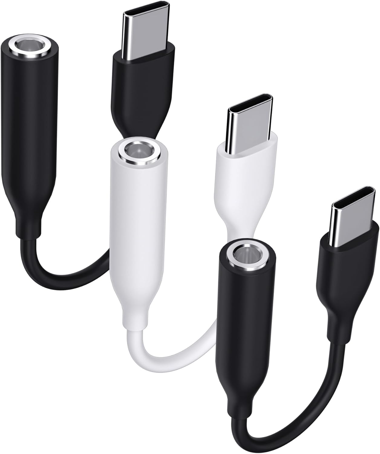 LORANKA USB C to 3.5mm Jack Adapter [3 Pack]