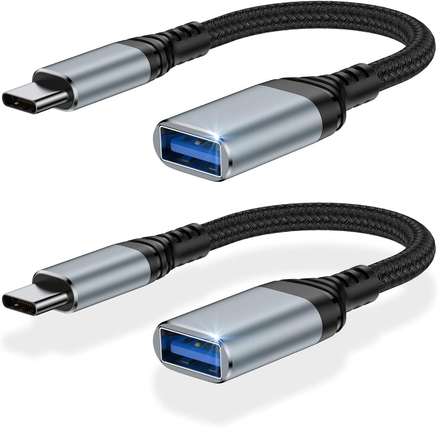 LORANKA USB-C to USB 3.0 Adapter Set (2 Pack)