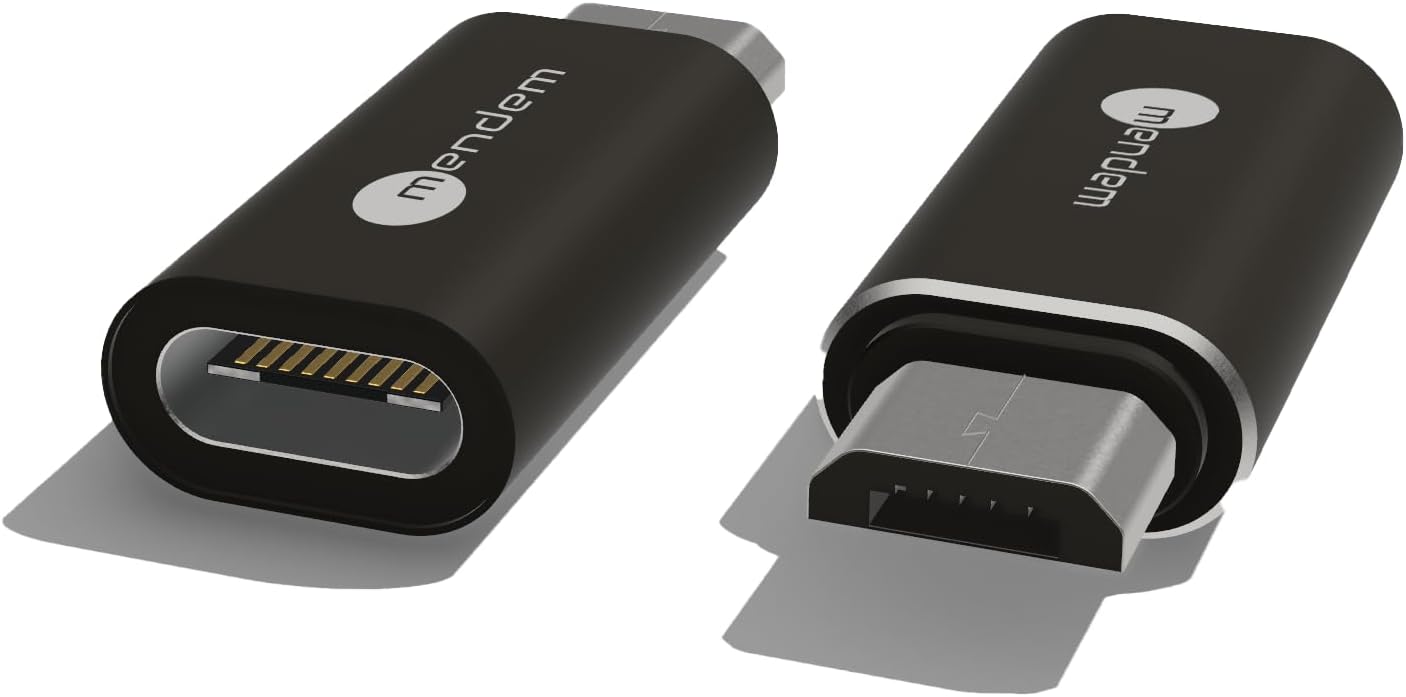 LORANKA USB-C to Micro USB Adapters - 2 Pack for Data Transfer and Charging