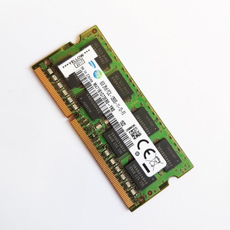 8GB Samsung SODIMM RAM (M471B1G73EB0-YK0) DDR3 1600MHz PC3L-12800S