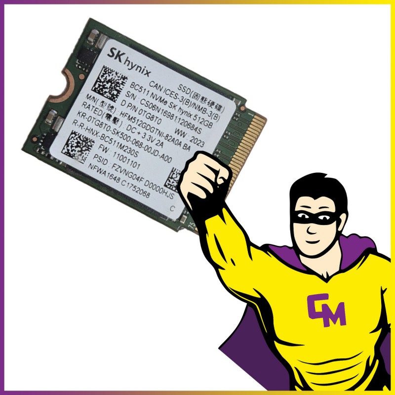 SK Hynix M.2 2230 NVMe SSD - 512GB