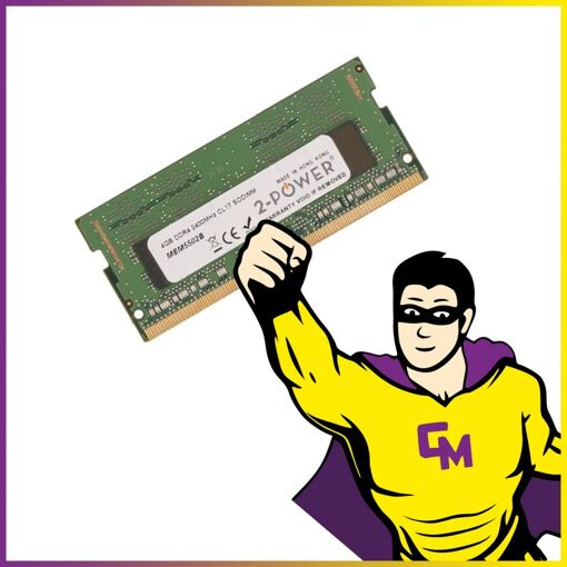 Memoria RAM SODIMM de 2-POWER de 4 GB (MEM5502B, 2400 MHz)