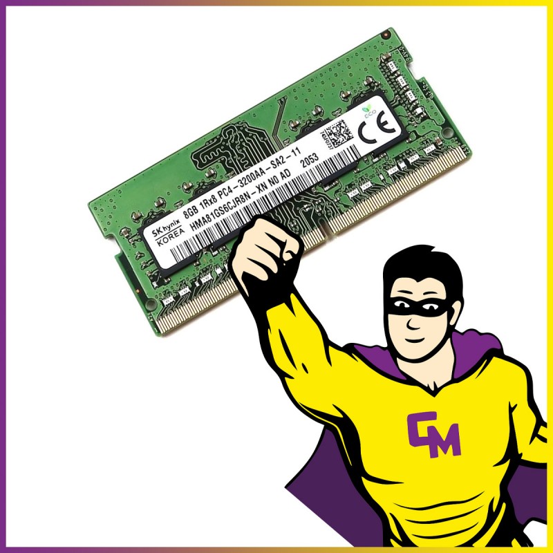 Hynix 8GB DDR4 SODIMM RAM (3200MHz, CL22, 1.2V)