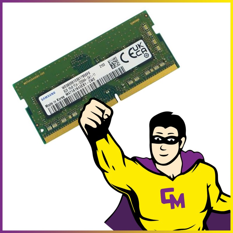 Samsung 8GB DDR4 SODIMM 3200MHz Memory (M471A1K43E1-CWE)