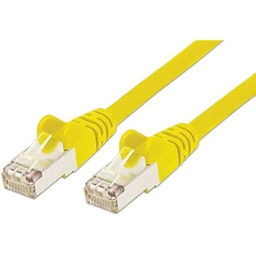 Cable de conexión Ethernet PremiumCord - CAT6a - S/FTP PIMF - 10Gbps - 0,25 m - Amarillo