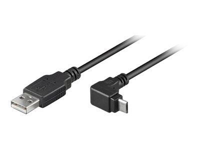 Nilox Micro-USB Cable - 1.8m, 90° Angle, USB 2.0