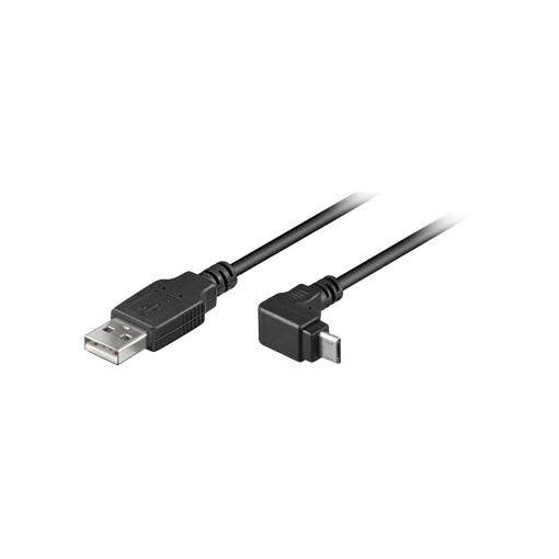 Nilox Micro-USB Cable - 1.8m, 90° Angle, USB 2.0