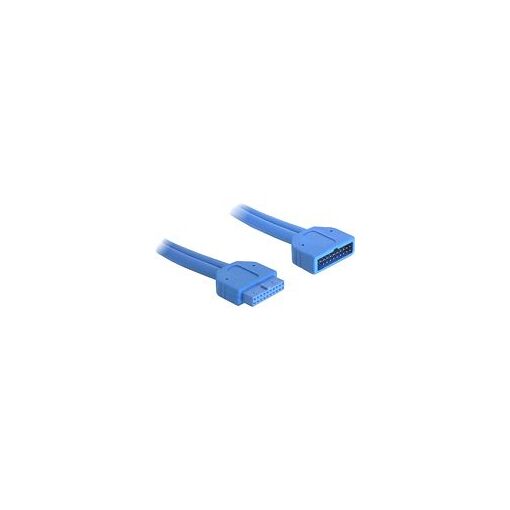 Conector Delock USB 3.0 de 19 pines - Cable de extensión USB - Azul