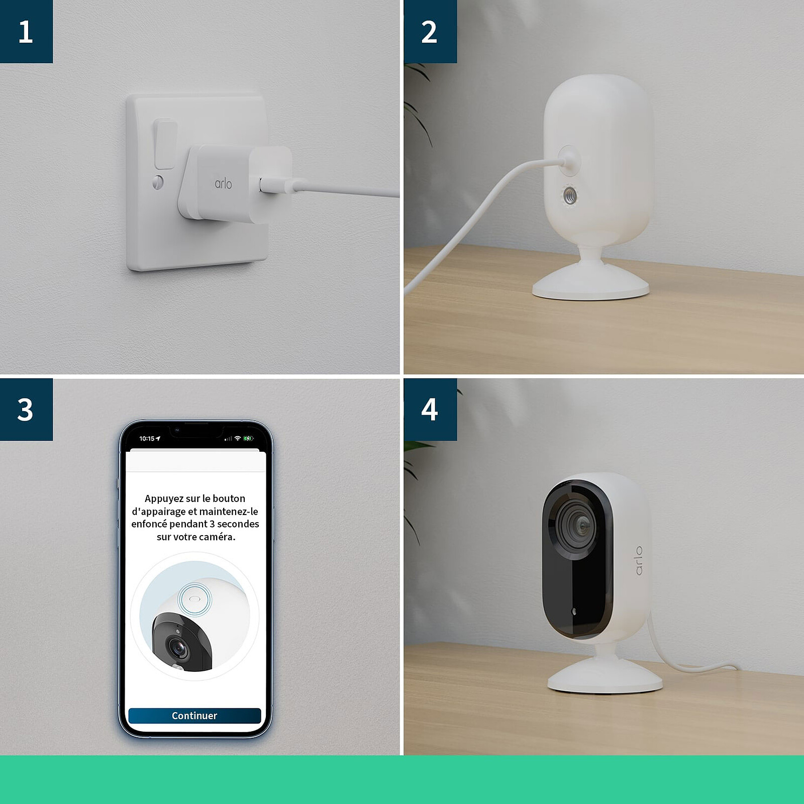 Arlo Essential 2K Indoor - White (x 2)