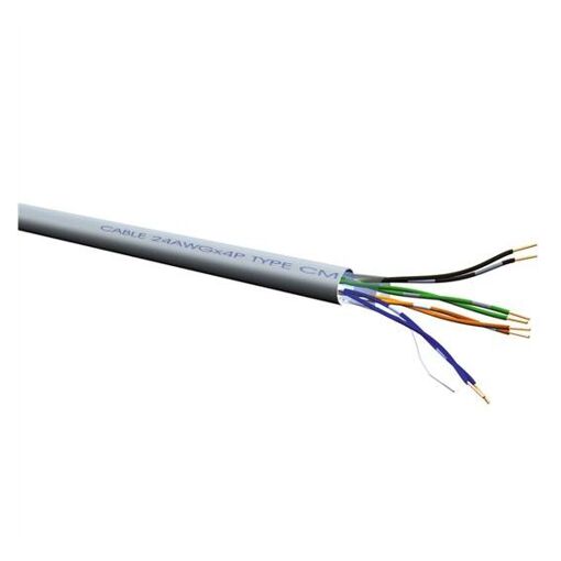 Secomp Solid CAT 6e UTP Cable - 300m Grey