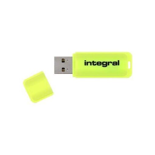 Unidad Flash USB Integral Neon - 16 GB - USB 2.0 - Amarillo
