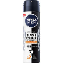 Déodorant spray Nivea Homme Invisible Black & White Ultimate Impact 150 ml