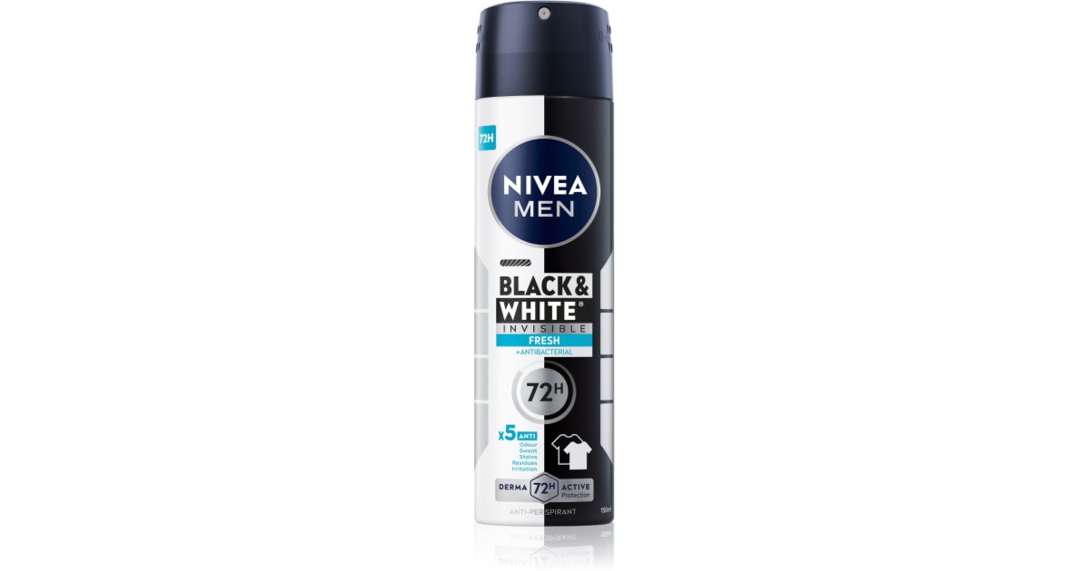 Déodorant Nivea Invisible Fraîcheur Homme - 150 ml