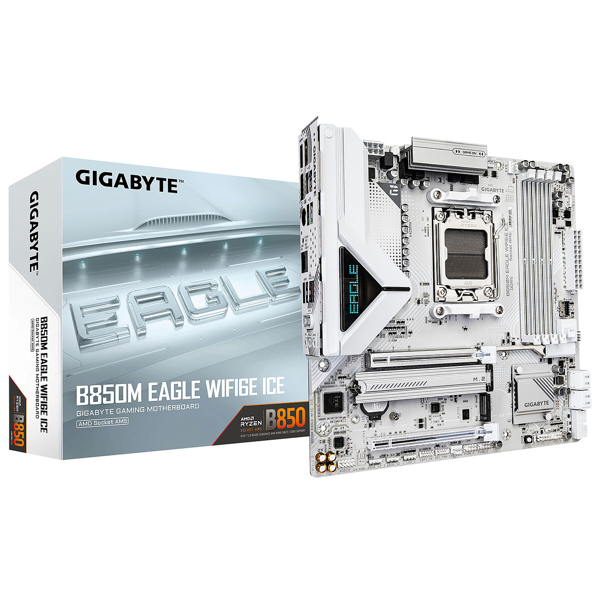 Gigabyte B850M EAGLE WIFI6E ICE