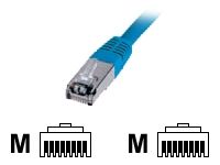 Digitus Premium RJ-45 to RJ-45 Cable - 0.5m - SFTP Cat 5e - Blue